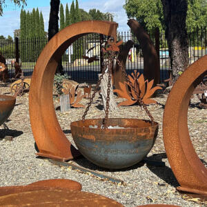 Suspended bowls
