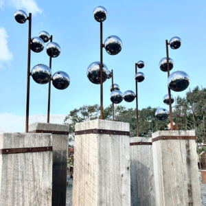 3-stainless-spheres-on-cypress-bollard