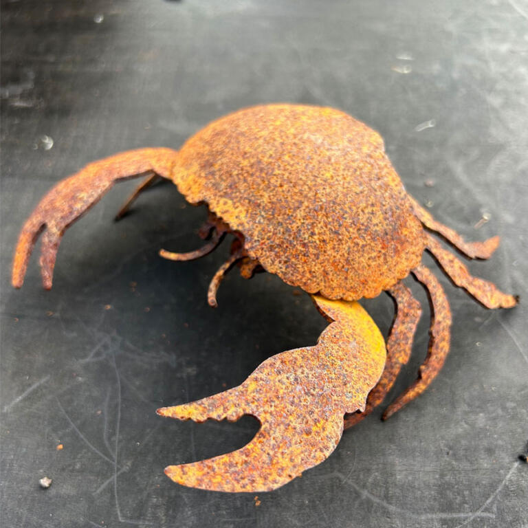 Rustic outdoor metal garden art Geelong The Creek Gallery & Garden