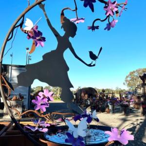Girl Water Fountain