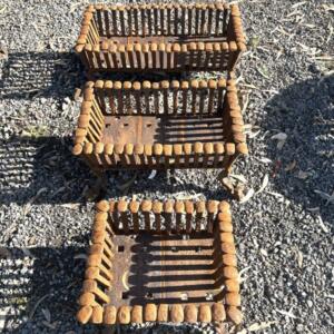 Rectangle Railway Pin Fire Pit