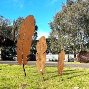 Feathers Garden Art