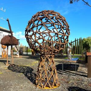 Industrial Nail Ball 600mm On Nail Ball Plinth
